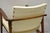 Mid 20th Century Mid Century Modern Walnut Wood Frame Vinyl Upholstered Lounge Arm Chair For Sale - Image 9 of 12