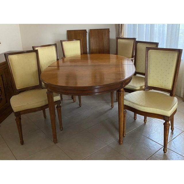 We bought our dining set in Washington D.C. in 1964 ... and it's even more beautiful today ... especially the...