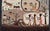 Early 20th Century Vintage African Tapestry With Tribal Village, Wildlife and Hunting Scene For Sale - Image 5 of 15
