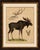 Title: antique moose / eurasian elk & antler anatomy lithograph – 1845 original antique hand-colored lithograph depicting...