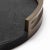 Round Tray in Black Shagreen With Bronze Patina Brass by R&y Augousti For Sale In Los Angeles - Image 6 of 11