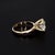 Contemporary Igi Certified 3ct Lab-Grown Diamond 14k Yellow Gold Solitaire Engagement Ring For Sale - Image 3 of 8