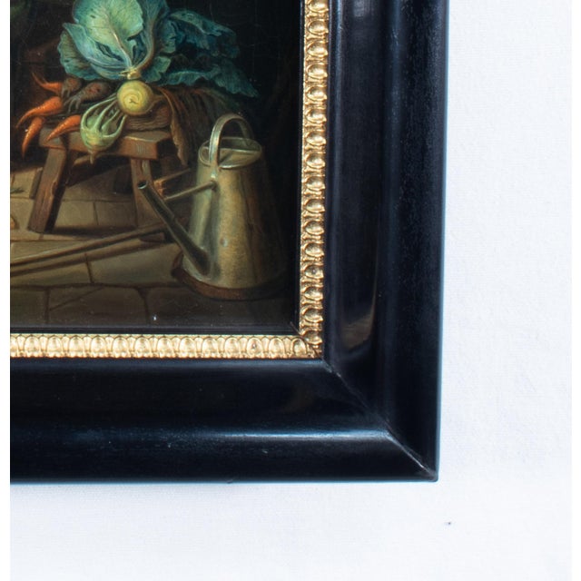 Black Mid-19th Century Continental Oil on Canvas of Man Drinking For Sale - Image 8 of 12