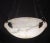 Extra Large White Alabaster Pendant, 1940s For Sale - Image 11 of 11