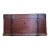 Early 19th Century American Painted Wooden Trunk With Wrought and Hammered Iron Hardware For Sale