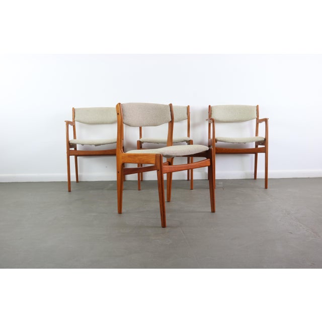 Teak Dining Chairs by Benny Linden - Set of 4 For Sale - Image 9 of 12