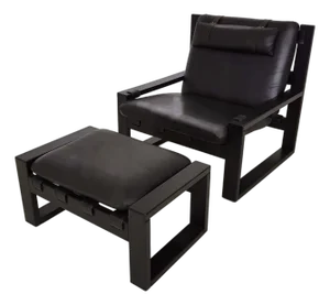 Vintage Sonja Wasseur Lounge Chair and Ottoman