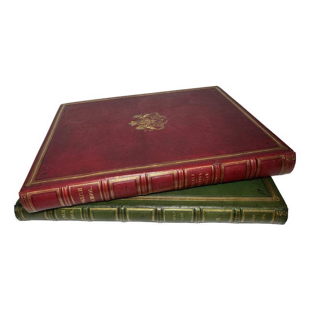 Late 20th Century Massive Leather Investiture Boxes - A Pair For Sale