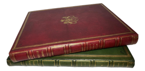 Mid 20th Century Investiture Elephant Folio Volume Style Boxes - 2 Pieces