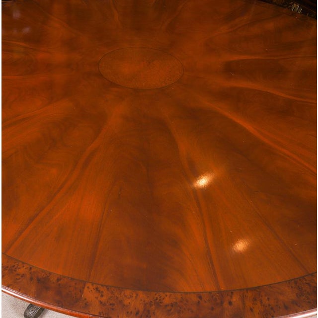Vintage Flame Mahogany Dining Table from Harrods For Sale - Image 13 of 18