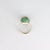 Signed Vintage Southwestern 14k Gold & Royston Turquoise Cabochon Cocktail Ring For Sale - Image 16 of 16