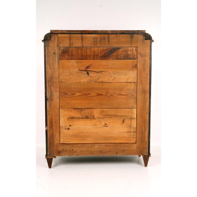 Biedermeier Secretaire Desk in Cherrywood, 1840 For Sale - Image 11 of 18
