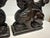 Brown Pair of Antique 1800's Carved Wood Architectural Salvage Lion Sculpture Statue For Sale - Image 8 of 13