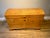 Late 18th century antique pine dovetail trunk. All corners boast dovetail joints the lid reveals wooden dowels and has...