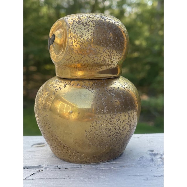 Welcome to Celestial Nonesuch For Sale Today: RARE Antique Art Deco Japanese Noritake Porcelain Figural Owl Inkwell Gilt...