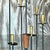 Vintage MCM Wood and Metal Candelabra For Sale - Image 11 of 13