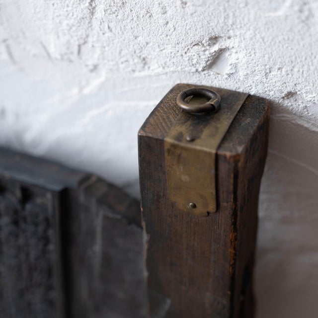 Wood Korean Hanja Woodblock Printing Plate, Joseon Dynasty, c.1880 For Sale - Image 7 of 7