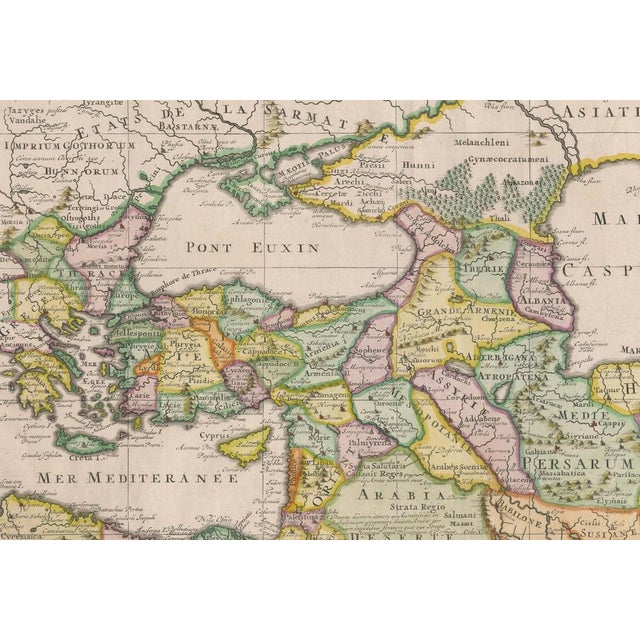 Map of the Eastern Roman Empire by Henri Chatelain, 1719 For Sale - Image 4 of 6