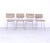 Set of 4 gispen chairs model 1263 designed by a.r. Cordemeijer in the 1960s. the chairs have a slim chrome frame and are...