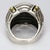 Mid 20th Century Lagos Caviar Sterling Silver & 18k Gold Dome Ring - Size 7.75 For Sale In Phoenix - Image 6 of 10