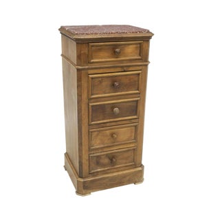 1830 French Restoration Louis Philippe Period Side Cabinet Nightstand For Sale