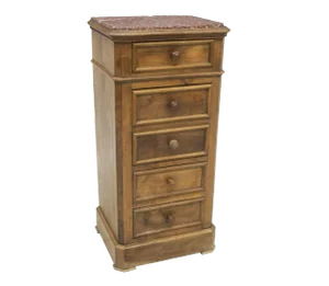 1830 French Restoration Louis Philippe Period Side Cabinet Nightstand