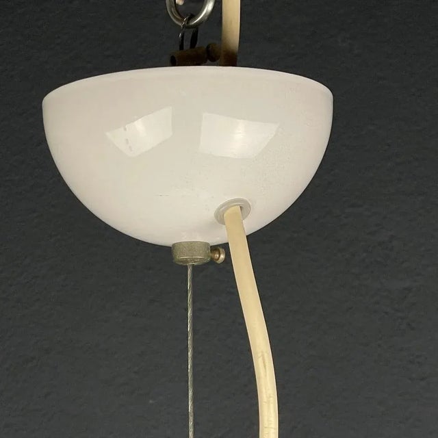 Vintage Swirl Murano Glass Pendant Lamp in Vetri Murano, Italy, 1970s For Sale - Image 10 of 11
