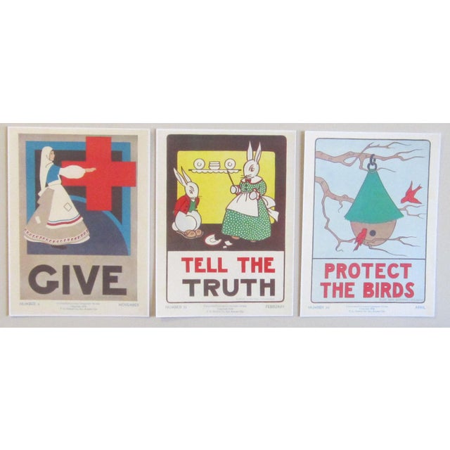 2020s Grade School Citizenship Guide Prints - Set of 3 Unframed For Sale - Image 5 of 5