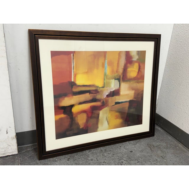 Design Plus Gallery presents "Harmonies of Space" Print by Nancy Ortenstone. The piece is abstract with a contemporary...