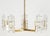 Italian Glass Pendant With Kalmar Textured Glass Shades For Sale - Image 10 of 10