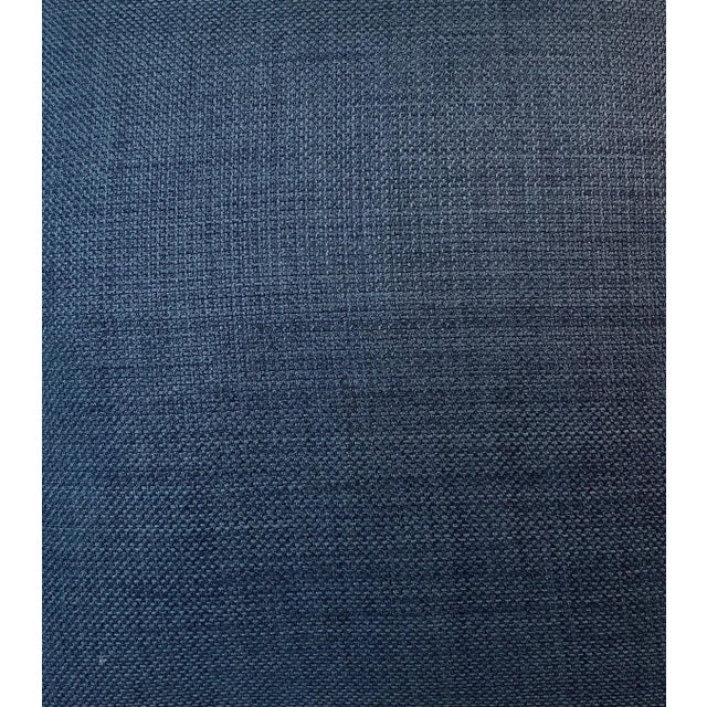 16" Square Decorative Toss Pillow Embellished With a Majestic Blue Heron Bird - Made in the U K For Sale - Image 10 of 12