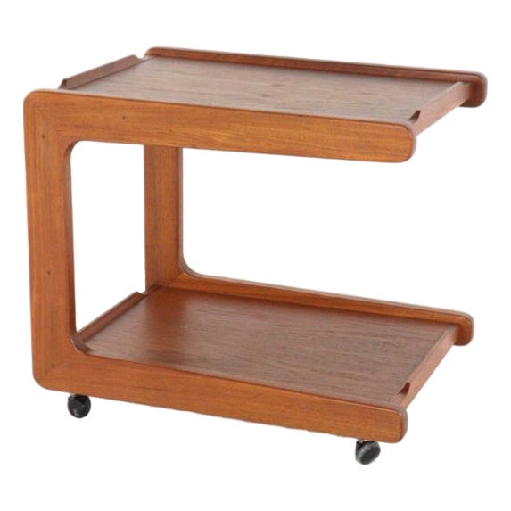 Vintage Danish Teak Trolley For Sale