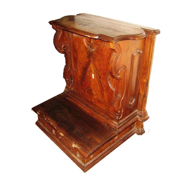 Wood Louis XIV Walnut Kneeler For Sale - Image 7 of 7