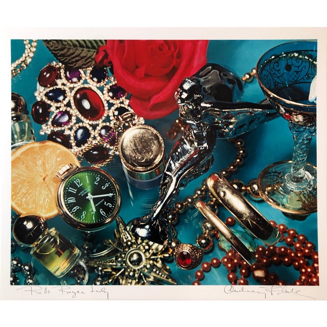 Audrey Flack, Pop Art Color Photograph Dye Transfer Print Audrey Flack Rolls Royce Lady Photo, 1984 For Sale In Miami - Image 6 of 10