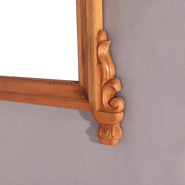 Italian Carved Hardwood Wall Mirror 20th Century For Sale - Image 12 of 12