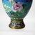 Blue Antique Chinese Figural & Floral Cloisonne Enameled Vase C1920 For Sale - Image 8 of 10