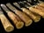 Vintage J Fraser Horncraft of Braemar Scottish Stag Handled Butter Knife m - Set of Eight For Sale - Image 9 of 10