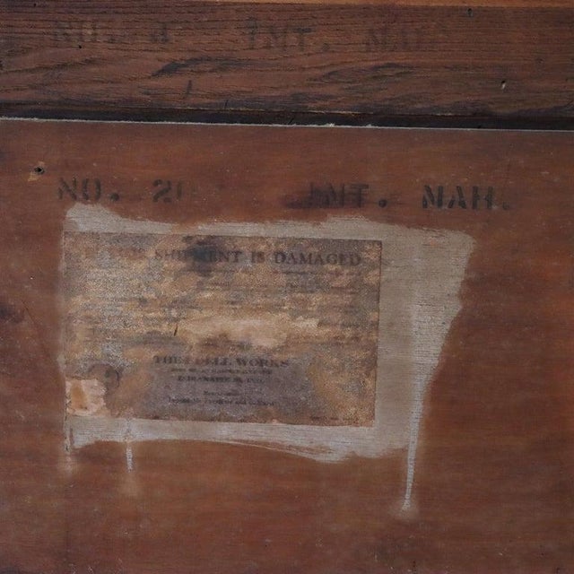 Antique Arts & Crafts Mahogany 3-Stack Barrister Bookcase Circa 1920 For Sale - Image 9 of 12