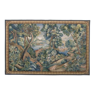 Vintage Tapestry With Trees For Sale