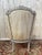 Louis XVI Beige Velvet Armchair For Sale - Image 9 of 10