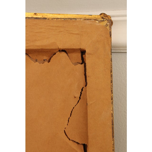 Friedman Brothers Vintage Mahogany Chippendale Gold Mirror For Sale - Image 15 of 16