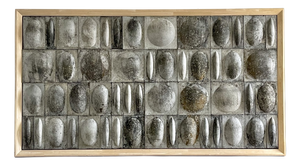 Sculptural and Decorative Wall Panel in Cement, 1960s
