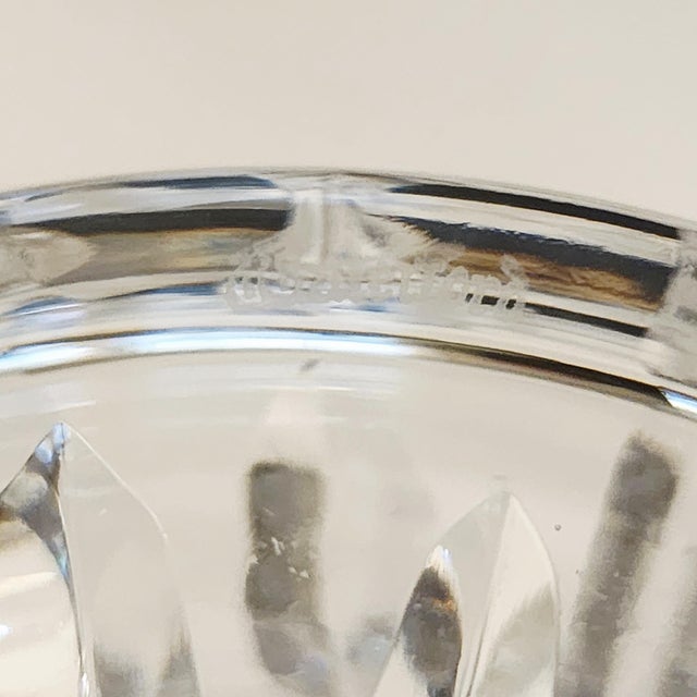 Transparent 1960s Kylemore Cut Crystal Barware Wine Decanter & Stopper by Waterford For Sale - Image 8 of 9