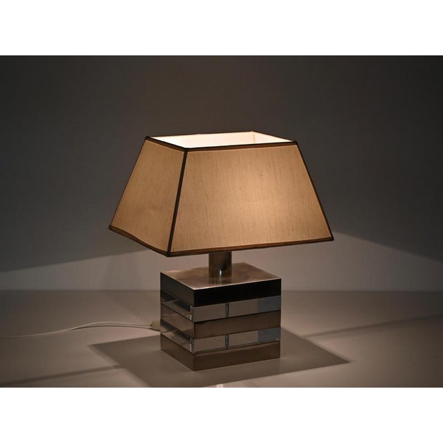 Mid-Century Table Lamp in Acrylic Glass and Steel, Italy, 1970s For Sale - Image 13 of 18