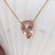 2.7ct Morganite Pendant Necklace With Natural Diamonds in Solid 14k Gold For Sale - Image 4 of 7