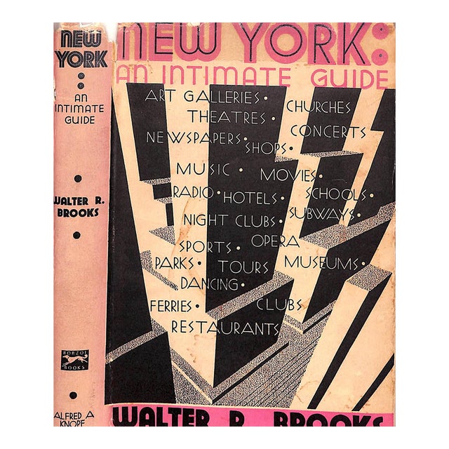 "New York: An Intimate Guide" 1931 Brooks, Walter R. For Sale
