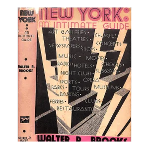 "New York: An Intimate Guide" 1931 Brooks, Walter R.
