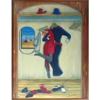 "Tango on the Beach" by Belgian/Israeli Artist Sonia Drabkin, Signed & Numbered For Sale