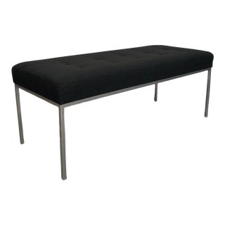 1960’s Mid-Century Modern Knoll Style Aluminum Bench For Sale