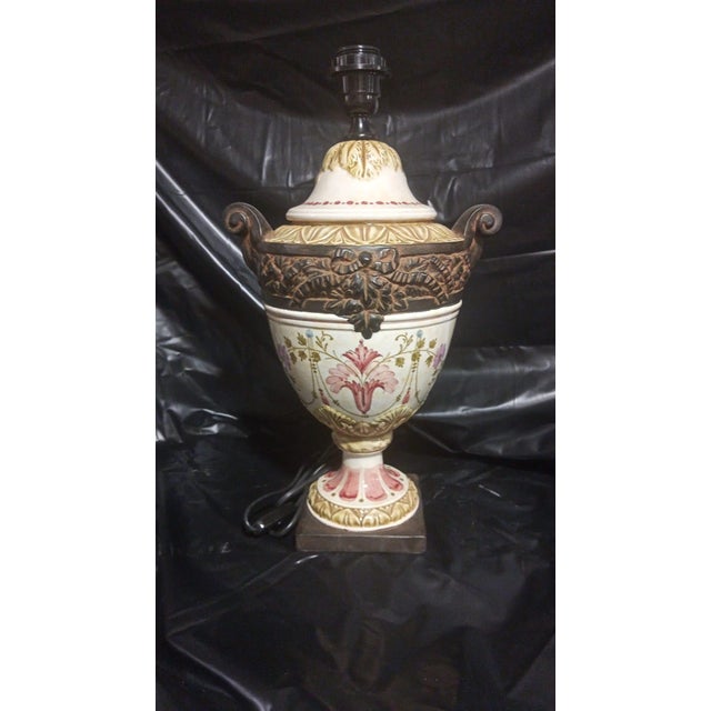 Table Lamp by Cerámicas Benlloch for Manises, Spain, 1990s For Sale - Image 6 of 6